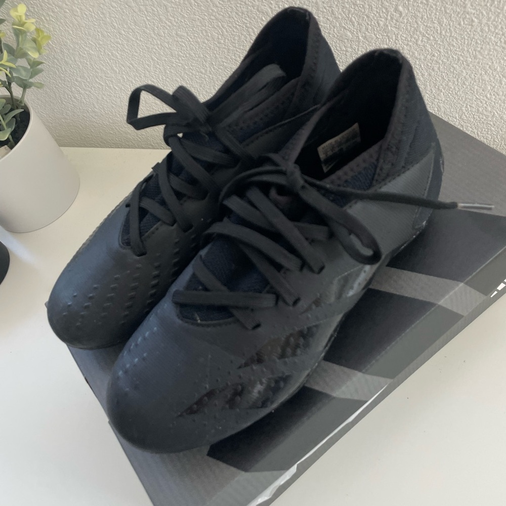 Adidas Black Soccer Cleats shoes